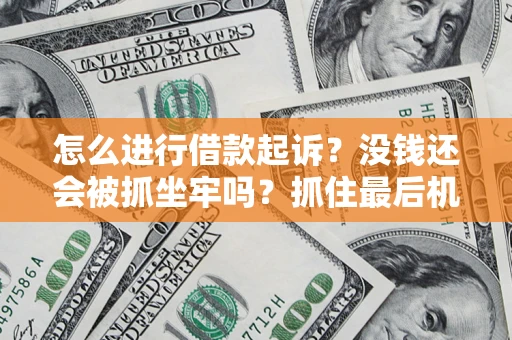 武汉怎么进行借款起诉？没钱还会被抓坐牢吗？抓住最后机会！