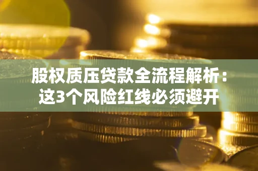 武汉股权质压贷款全流程解析：这3个风险红线必须避开