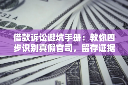 武汉借款诉讼避坑手册：教你四步识别真假官司，留存证据不踩雷