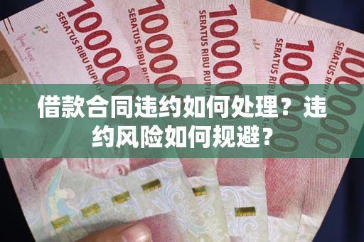 武汉借款合同违约如何处理？违约风险如何规避？